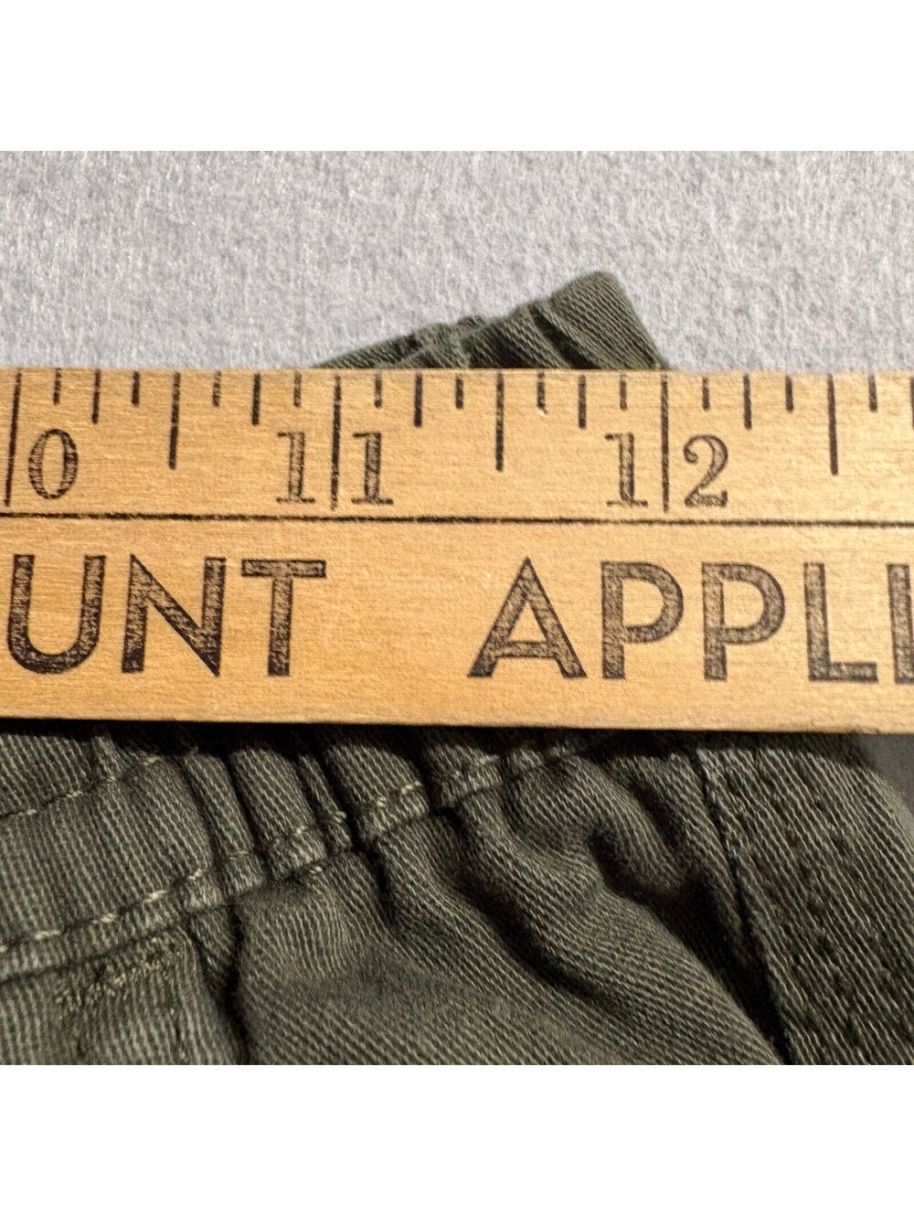 Refuge Womens Cargo Jogger Pants XS Green Elastic Waist Drawstring Pockets - Picture 9 of 13
